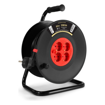 Удлинитель на катушке EXEGATE INDUSTRIAL ECS-10-3-50 3х1,0мм2, 10А/2.3кВт